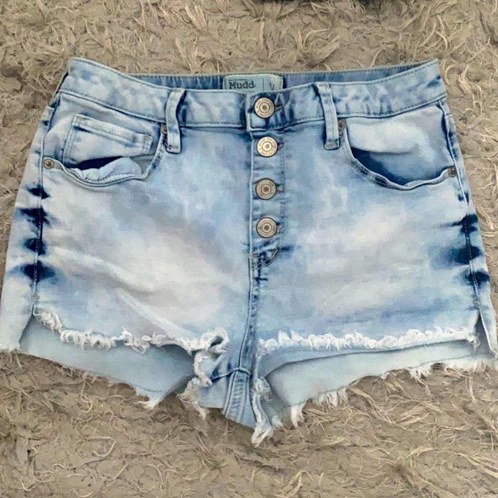 Jean shorts- stretchy and comfortable!!